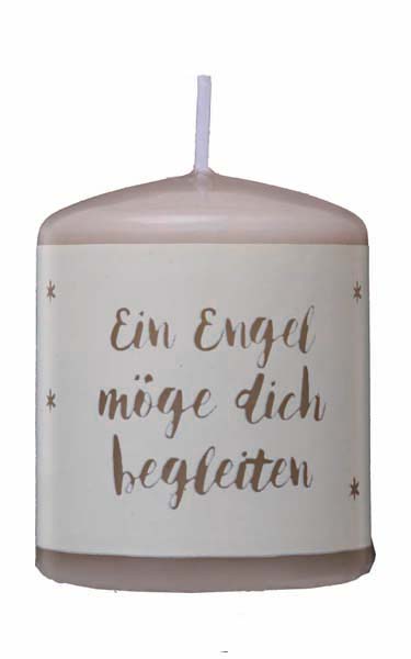 Trauerkerze, Ein Engel möge d.begleiten,