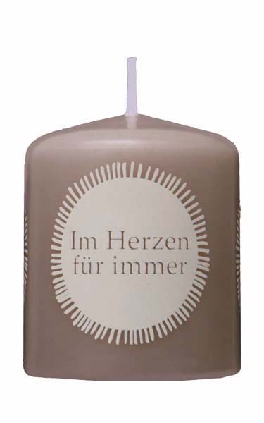 Trauerkerze, Im Herzen für immer,